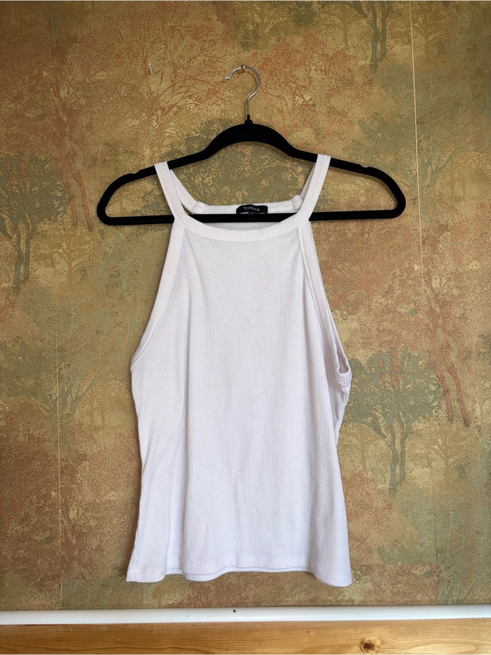 Tattoo | White Ribbed TankTop